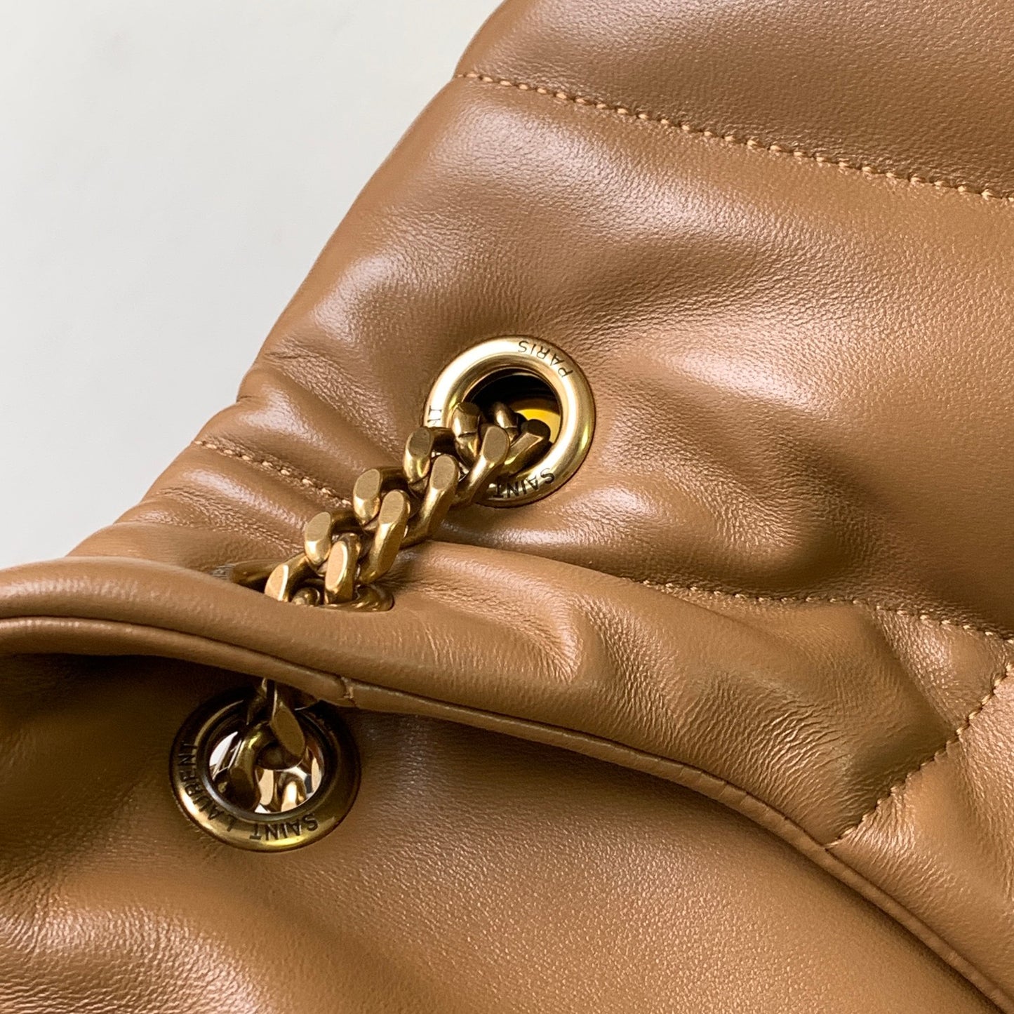 LOULOU PUFFER quilted lambskin bag 29CM~35CM new color caramel arrival! ! !