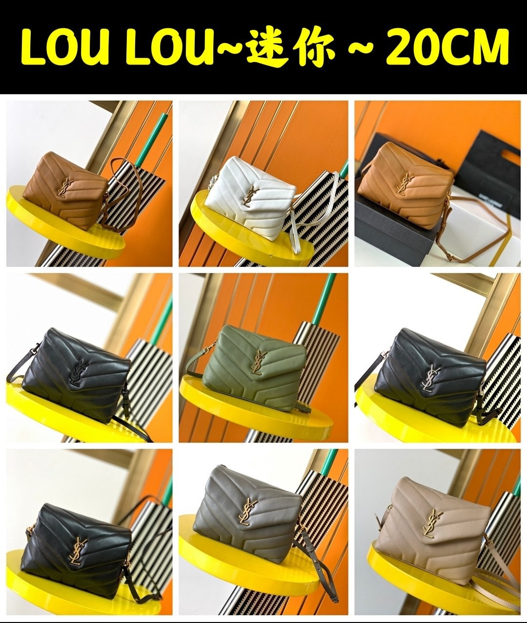 [Original leather] #𝑳𝒐𝒖𝑳𝒐𝒖#LouLou mini crossbody bag original leather version is here!