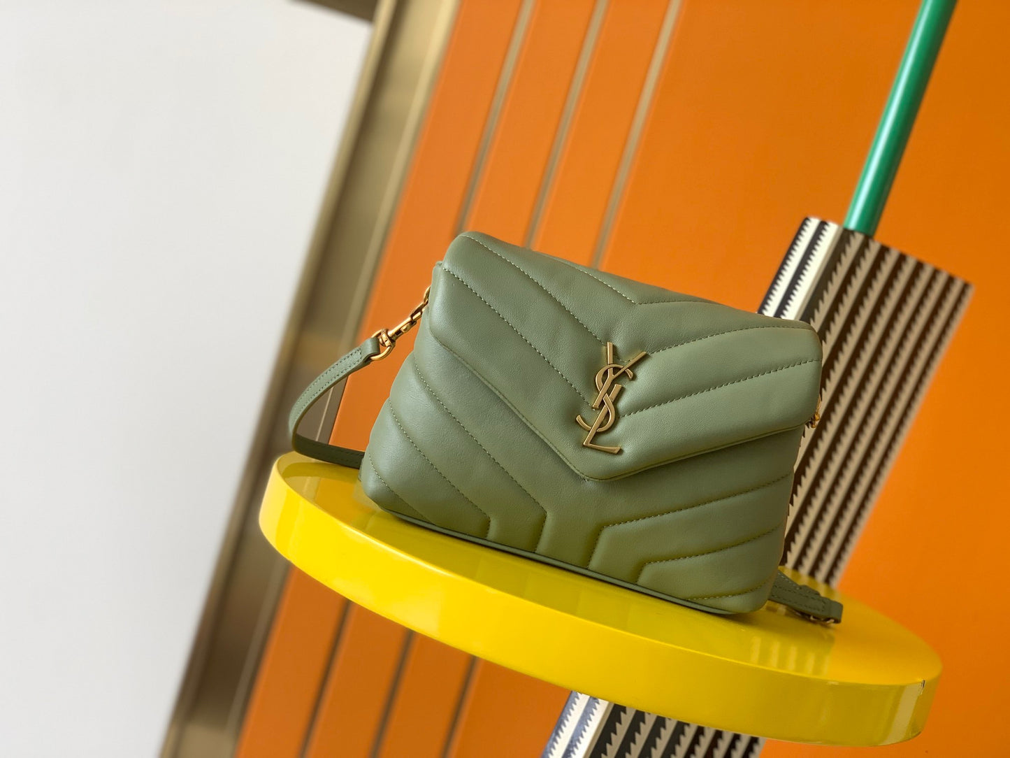 [Original leather] #𝑳𝒐𝒖𝑳𝒐𝒖#LouLou mini crossbody bag original leather version is here!