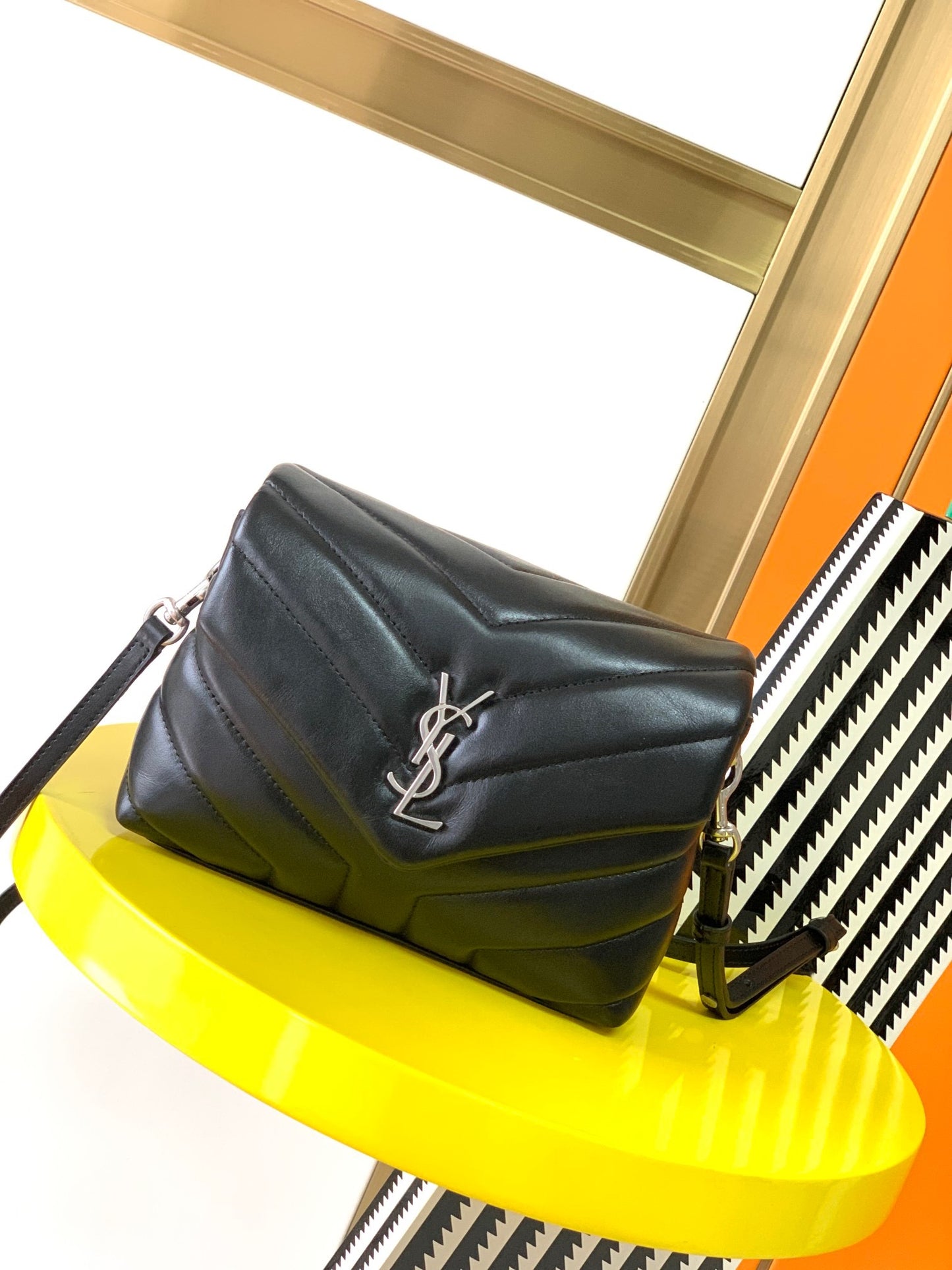 [Original leather] #𝑳𝒐𝒖𝑳𝒐𝒖#LouLou mini crossbody bag original leather version is here!