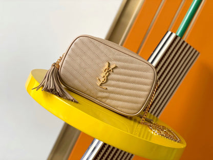 [Original Leather] 🔥Lou Mini Jacquard Grain Leather Bag Genuine Quality! Model: 585040.