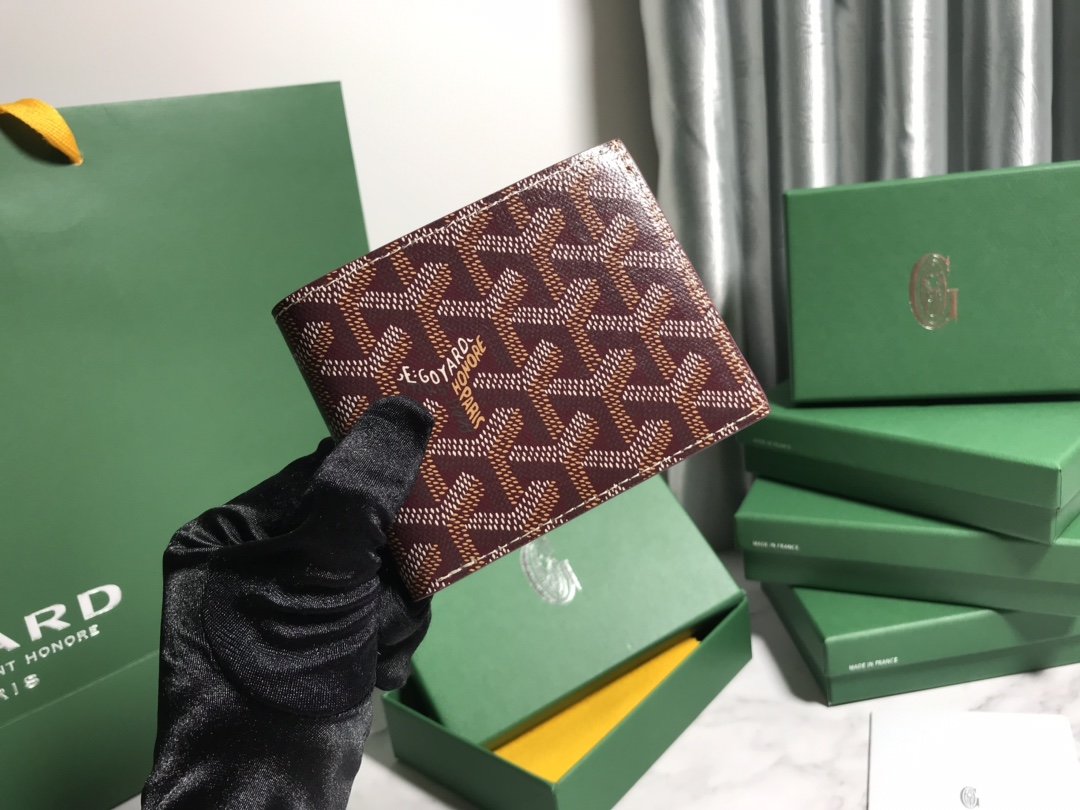 ✈Goyard ♛ Short clip 𝐖𝐚𝐥𝐥𝐞𝐭 Size 𝐒𝐈𝐙𝐄: 11*9 𝐜𝐦