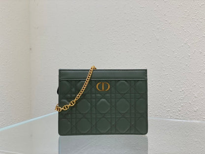 New, slim DⅠOR CARO woc zipper clutch bag