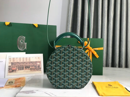 118085🆕Goyard Alto round box bag is also a hat box bag🎩