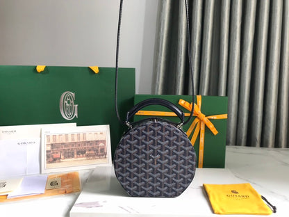 118085🆕Goyard Alto round box bag is also a hat box bag🎩