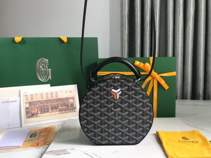 118085🆕Goyard Alto round box bag is also a hat box bag🎩