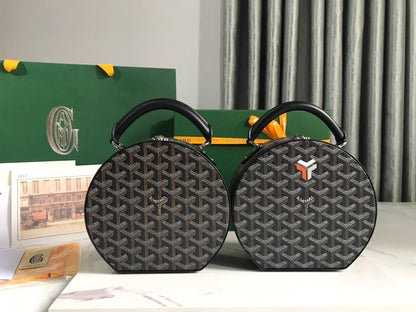 118085🆕Goyard Alto round box bag is also a hat box bag🎩