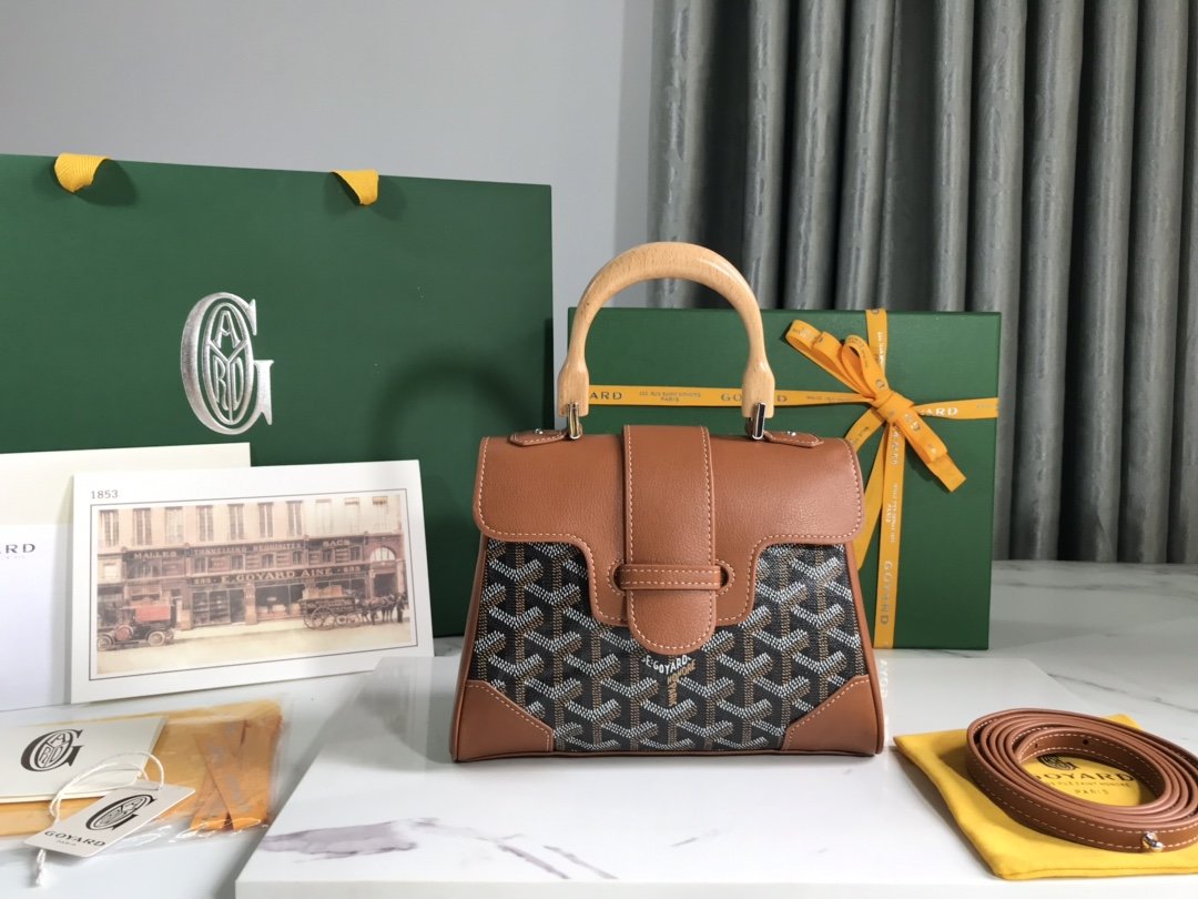 115035💭Goyard mini Saigon Saigon bag Symbolizes love, elegance, and exquisite Saigon bag!