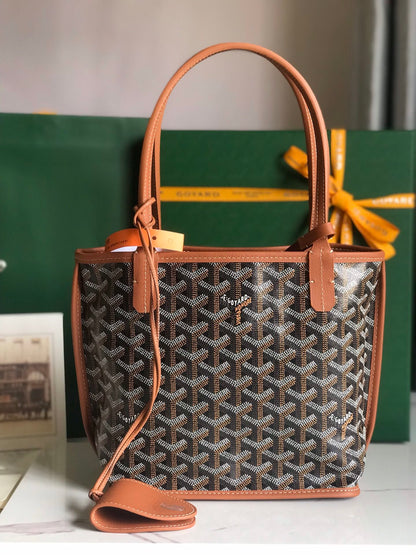 Mini reversible shopping bag Goyard (Goya)