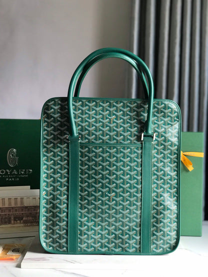 Bourgogne vertical briefcase