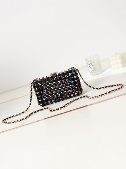 𝐂𝐡𝐚𝐧𝐞𝐥 𝐒𝐒2023 Spring and Summer Heavy Industry Dinner Bag Series full package