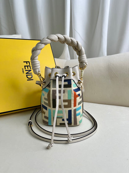 Fendi classic explosion 🌈 double F bucket bag.