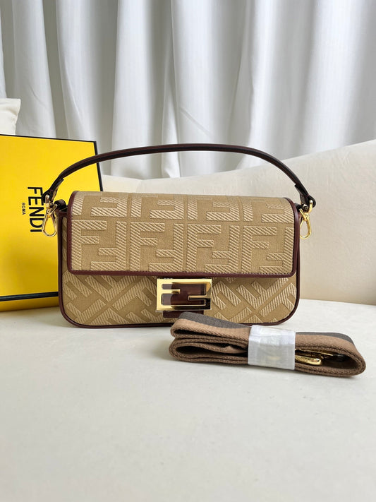 M latest Baguette FF logo Embroidery series #it’s not a bag, it’s Baguette! #