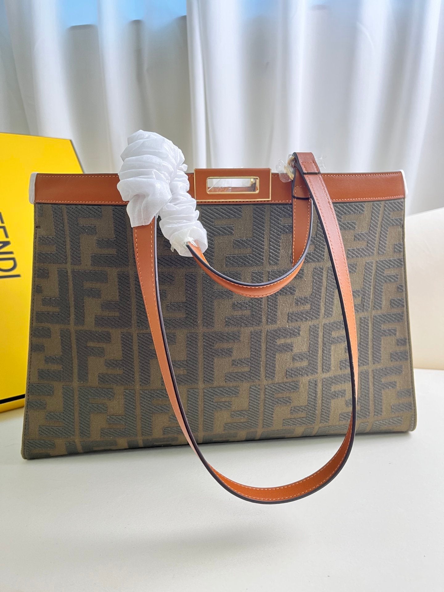 Peekaboo X-Tote Handbag Embroidered Tote!