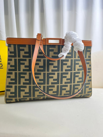 Peekaboo X-Tote Handbag Embroidered Tote!