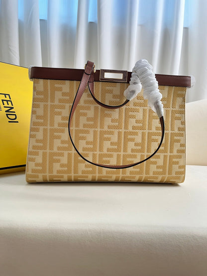 Peekaboo X-Tote Handbag Embroidered Tote!
