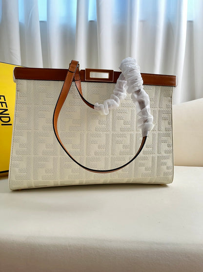 Peekaboo X-Tote Handbag Embroidered Tote!