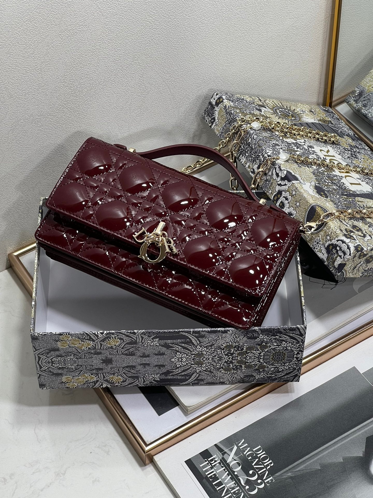Explosive [Celebration] return 0604 Lady Di❤r 💕Cannage Clutch Bag 💕 21cm
