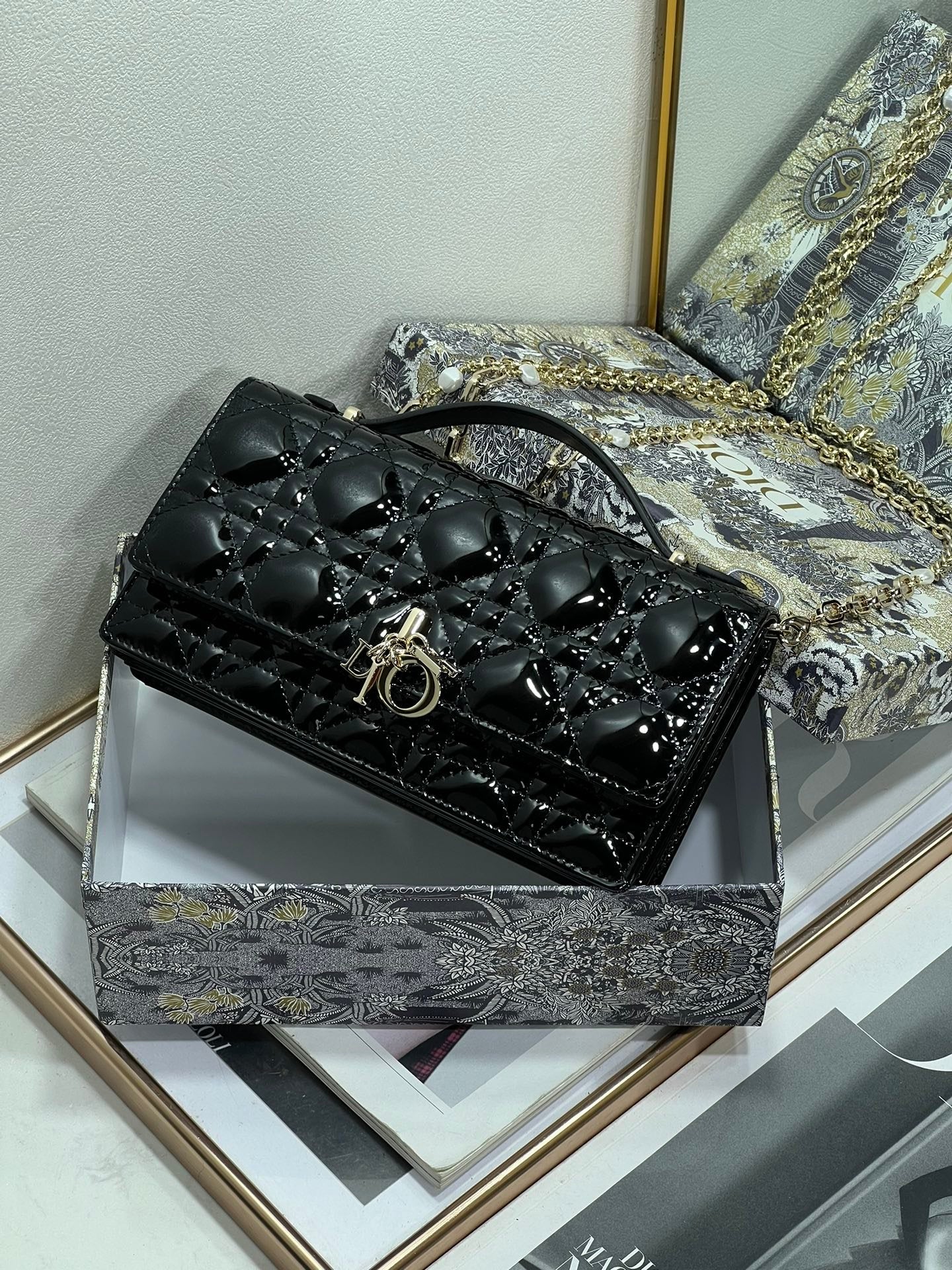 Explosive [Celebration] return 0604 Lady Di❤r 💕Cannage Clutch Bag 💕 21cm