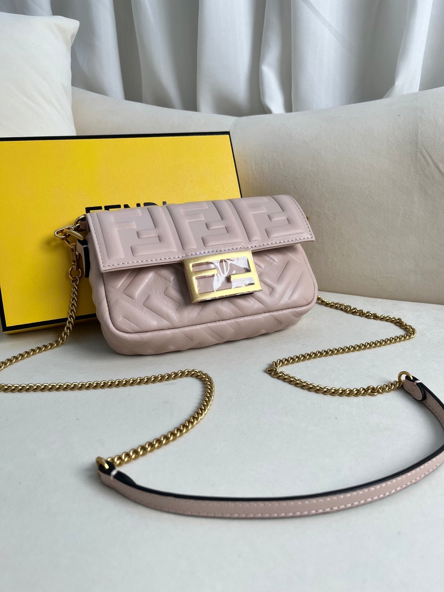 Baguette handbag black leather bag