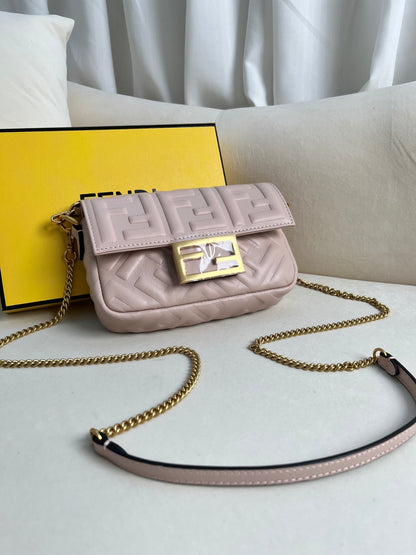 Baguette handbag black leather bag