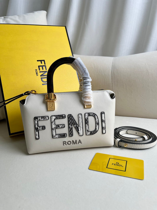 By The Way Mini Bag Small Boston Bag in Black Leather