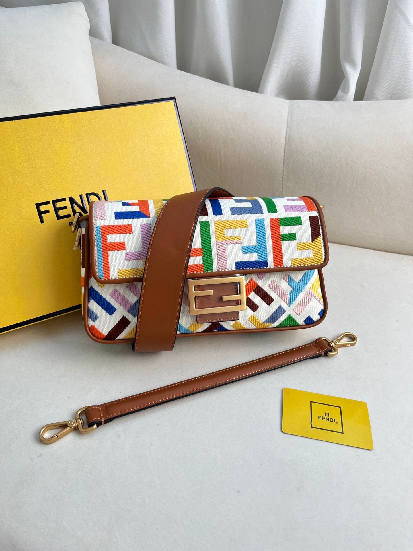 Color matching apricot M latest Baguette FF logo