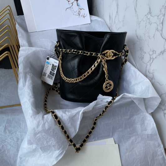 ✨New in stock✨23s gold coin chain bucket bag