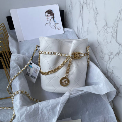 ✨New in stock✨23s gold coin chain bucket bag