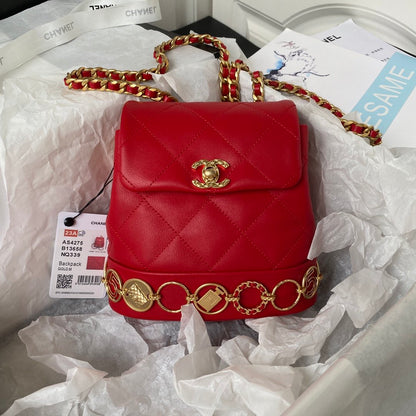 💞Explosive 23b gold coin backpack AS4275🥇