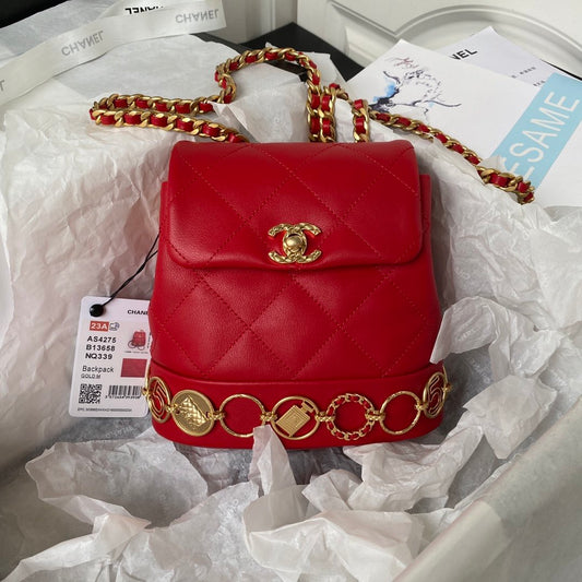 💞Explosive 23b gold coin backpack AS4275🥇