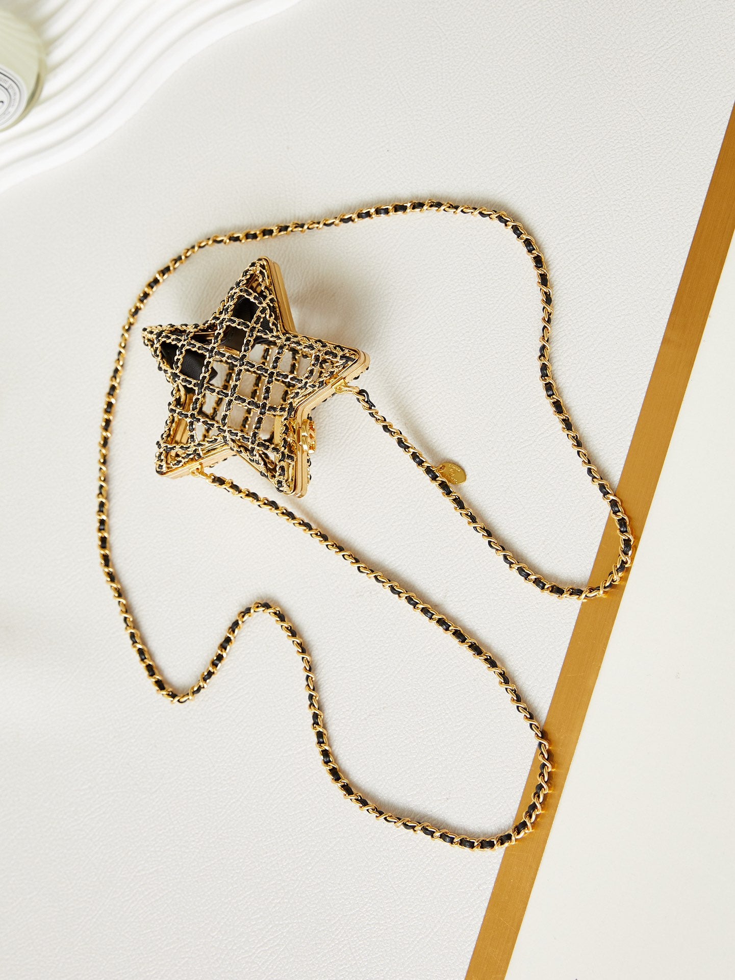 Star Rigid Evening Bag in Shiny Metal!