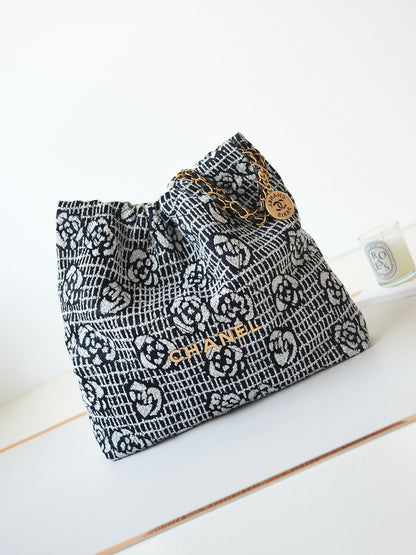 23K Camellia Hot 22 bag shopping bags for spring and summer💠