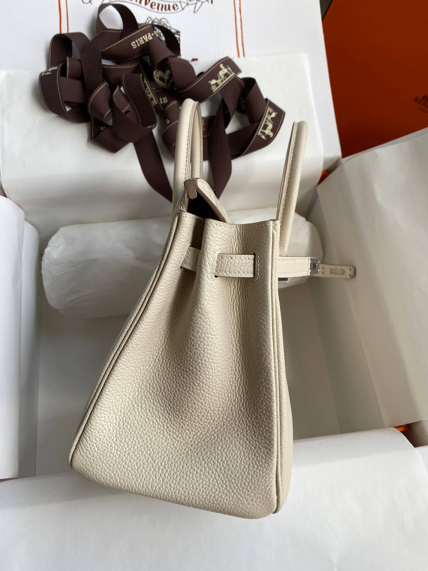 BK25cm，milkshake silver buckle