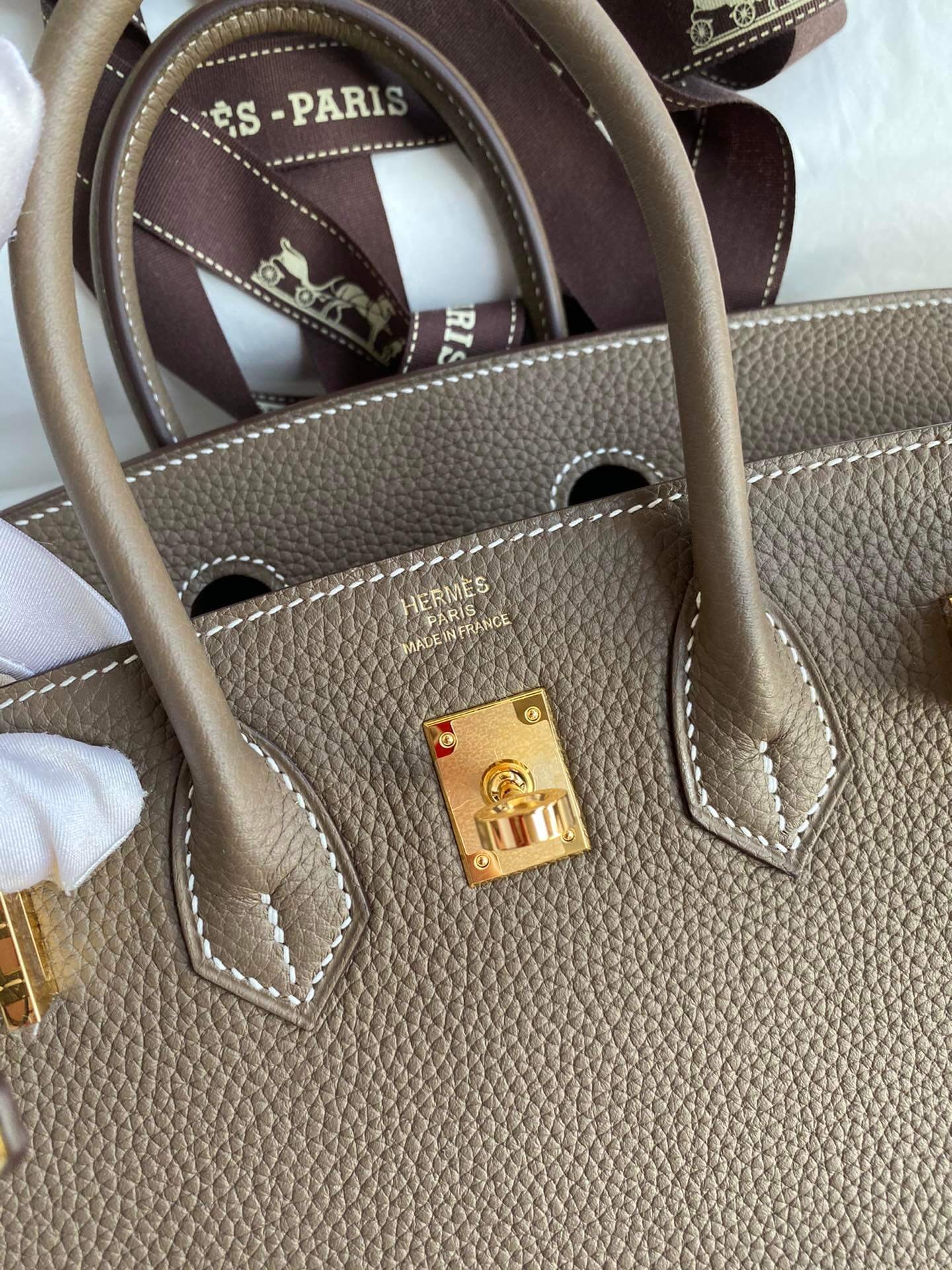 BK25cm,Elephant gray gold buckle
