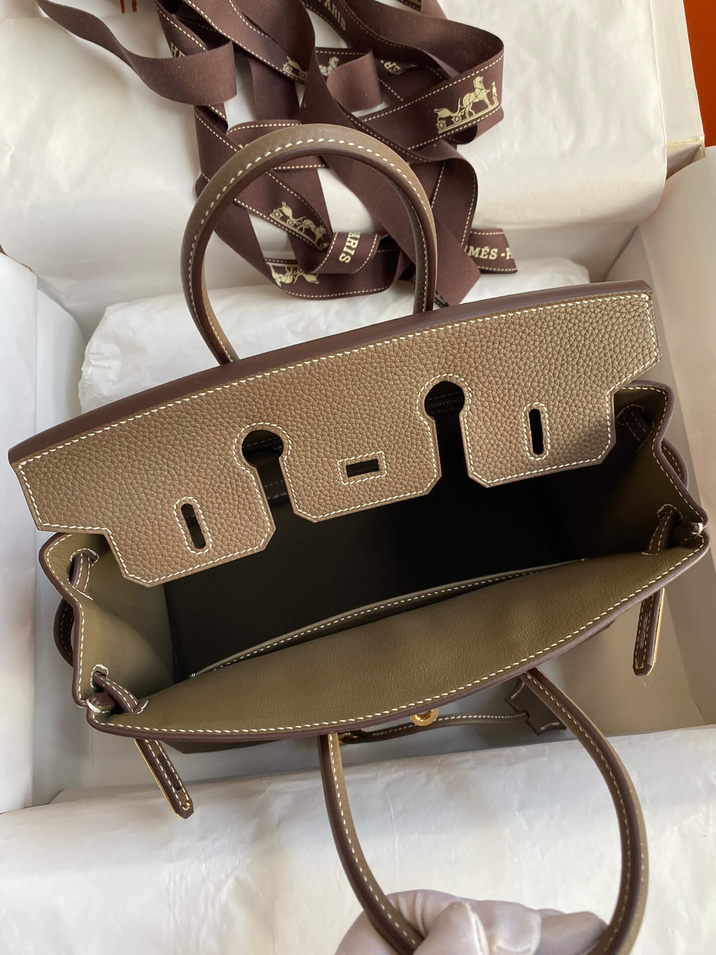 BK25cm,Elephant gray gold buckle