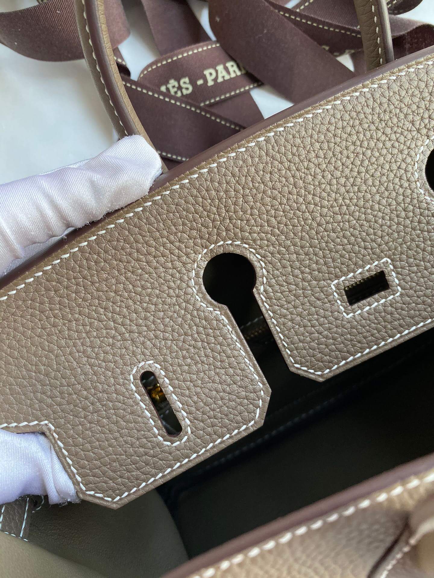 BK25cm,Elephant gray gold buckle