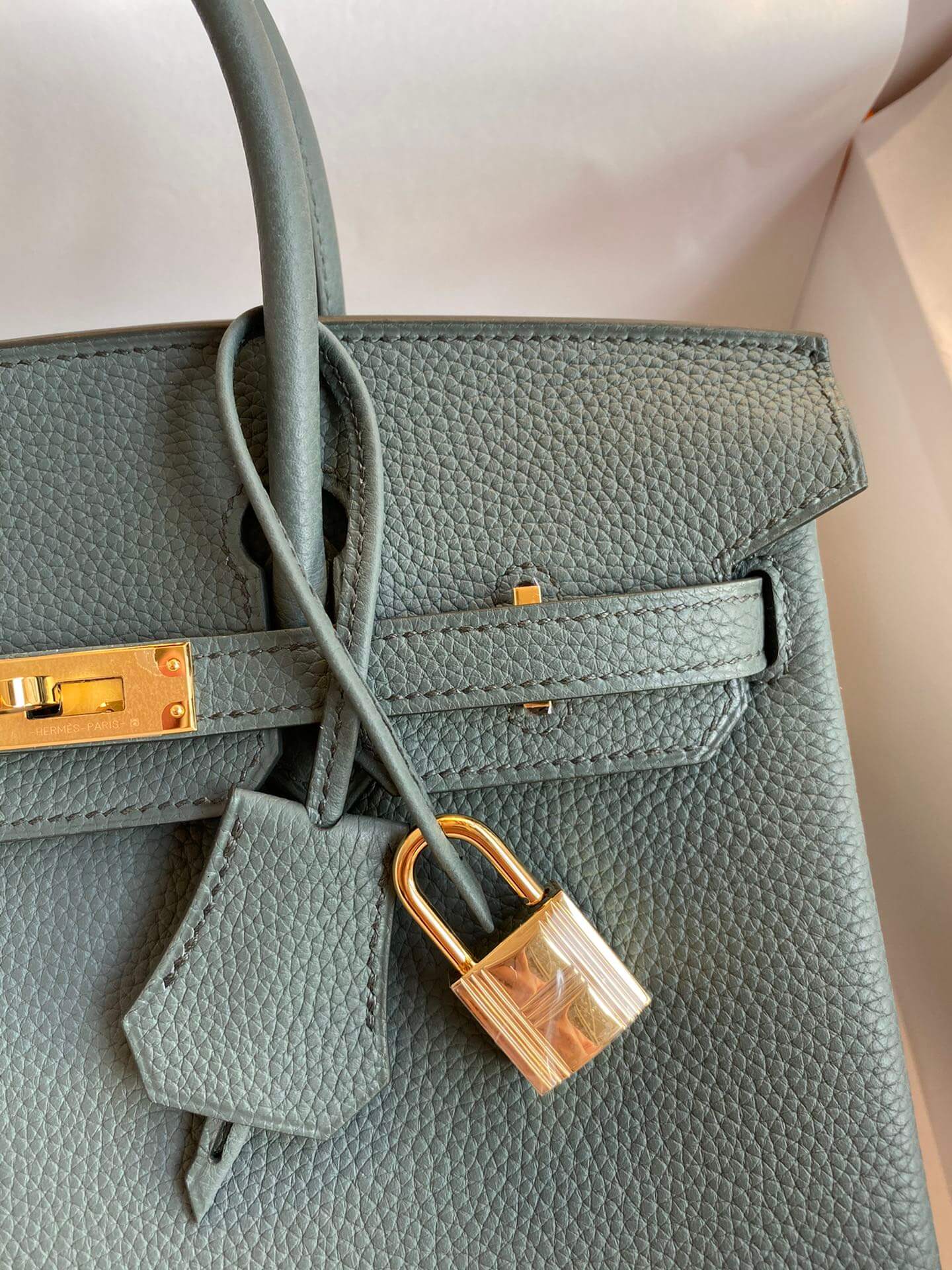 BK25cm,Sapphire Blue Gold Buckle