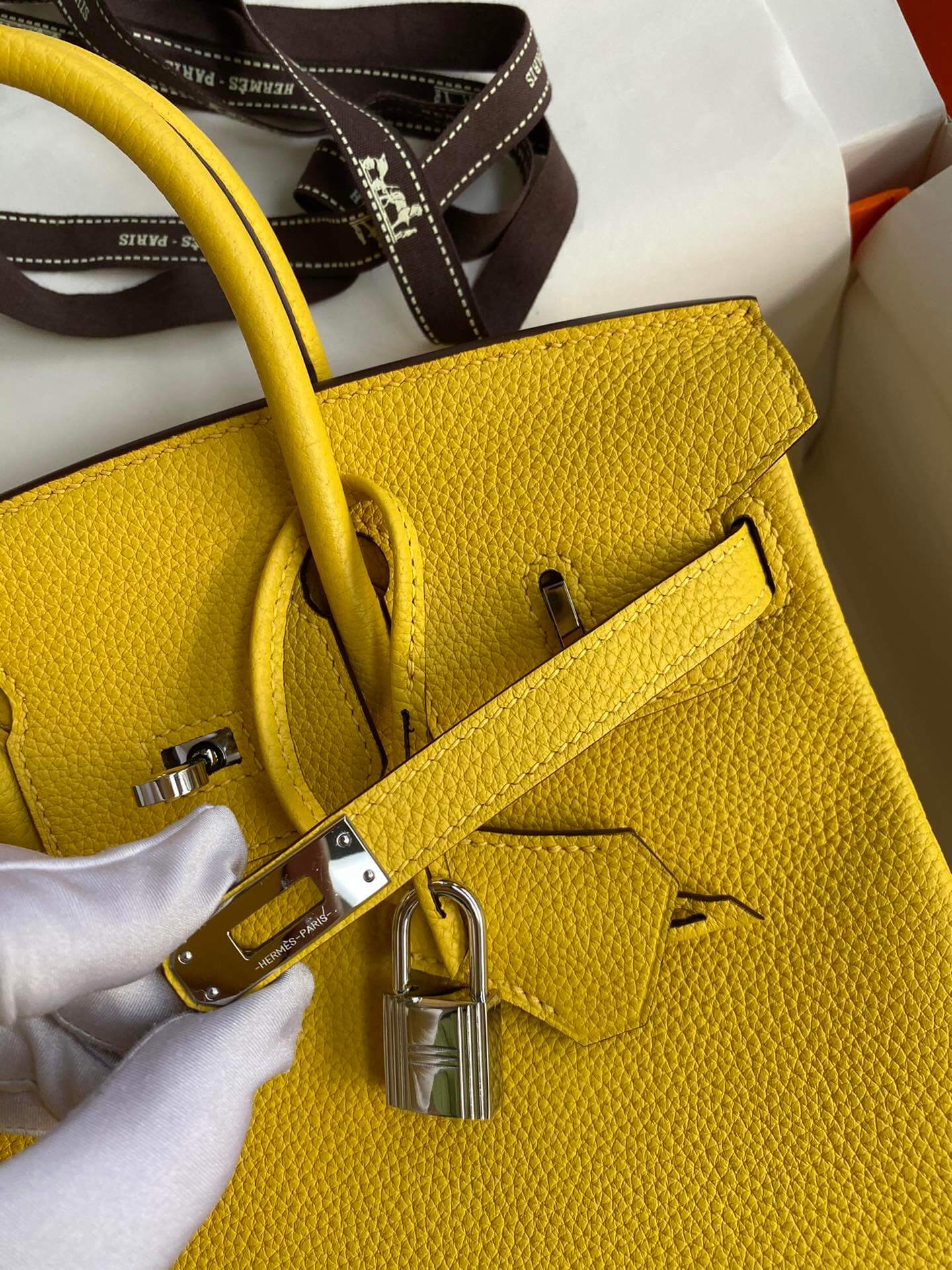 BK25cm,Amber Silver Buckle
