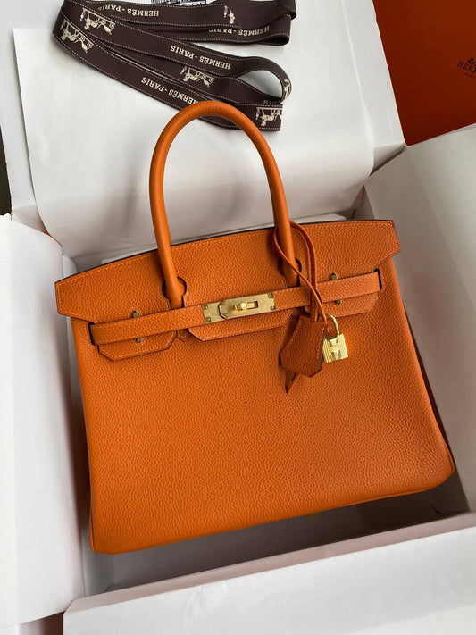 BK25cm,Classic Orange Gold Buckle