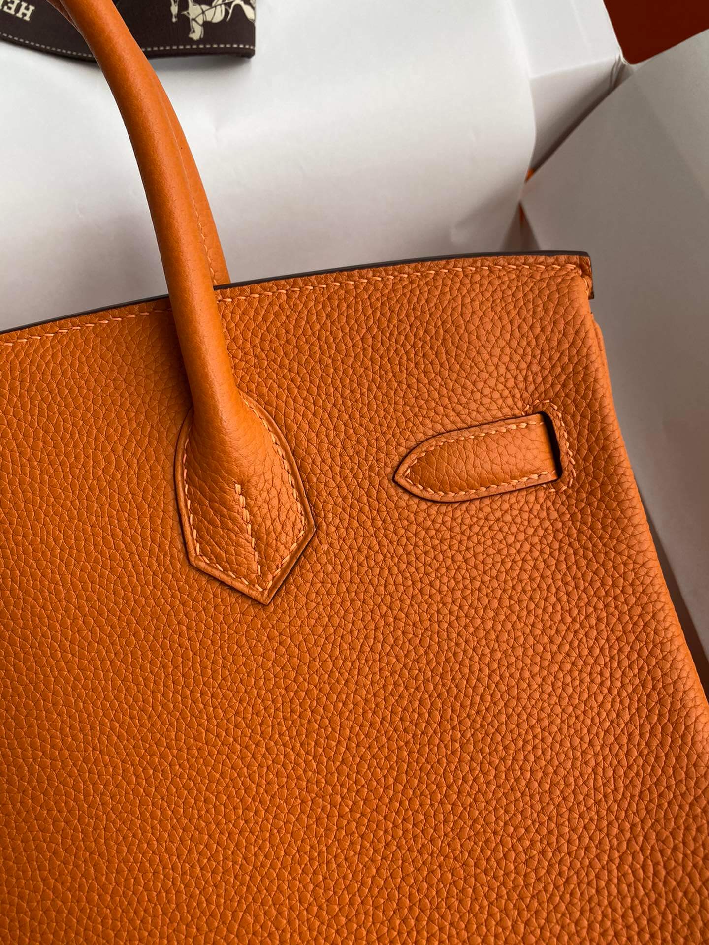 BK25cm,Classic Orange Gold Buckle