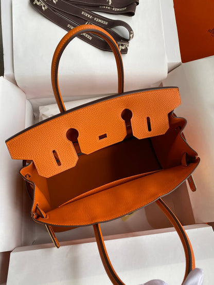 BK25cm,Classic Orange Gold Buckle