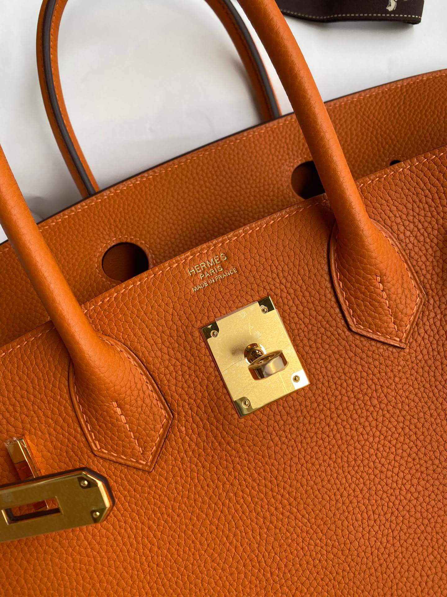 BK25cm,Classic Orange Gold Buckle