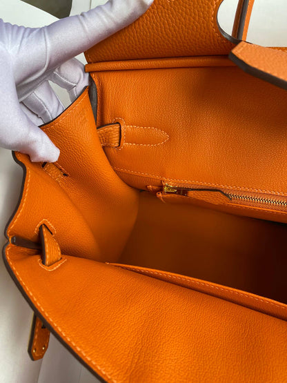 BK25cm,Classic Orange Gold Buckle