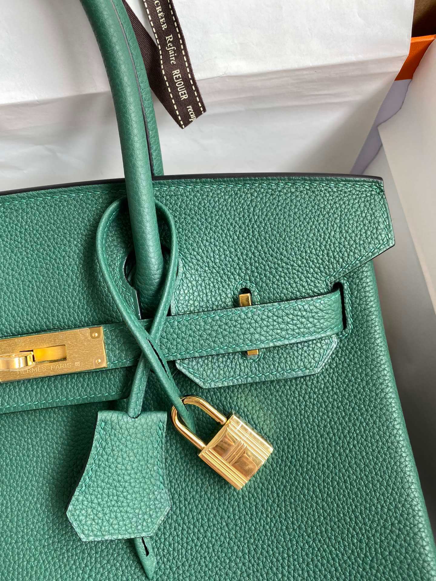 BK25cm,Peacock Green Gold Buckle