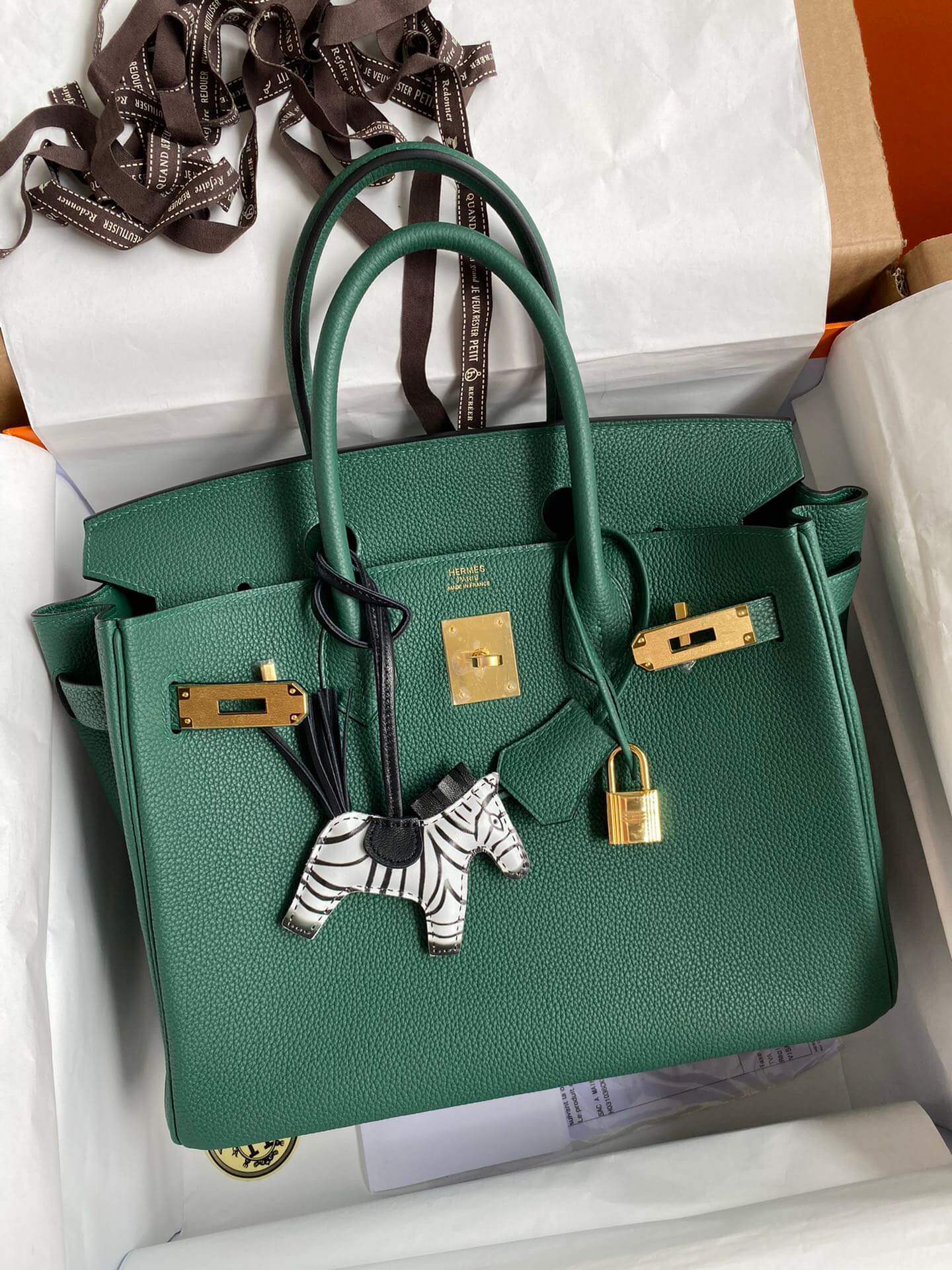 BK25cm,Peacock Green Gold Buckle