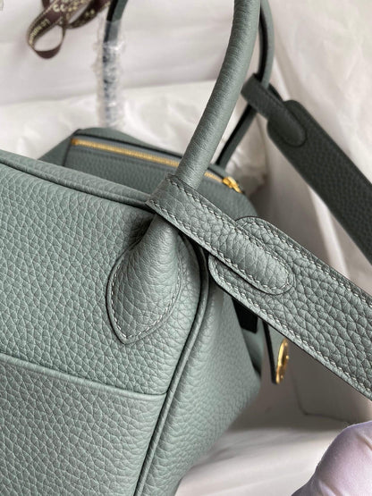 LD26cm,Almond Green Gold Buckle
