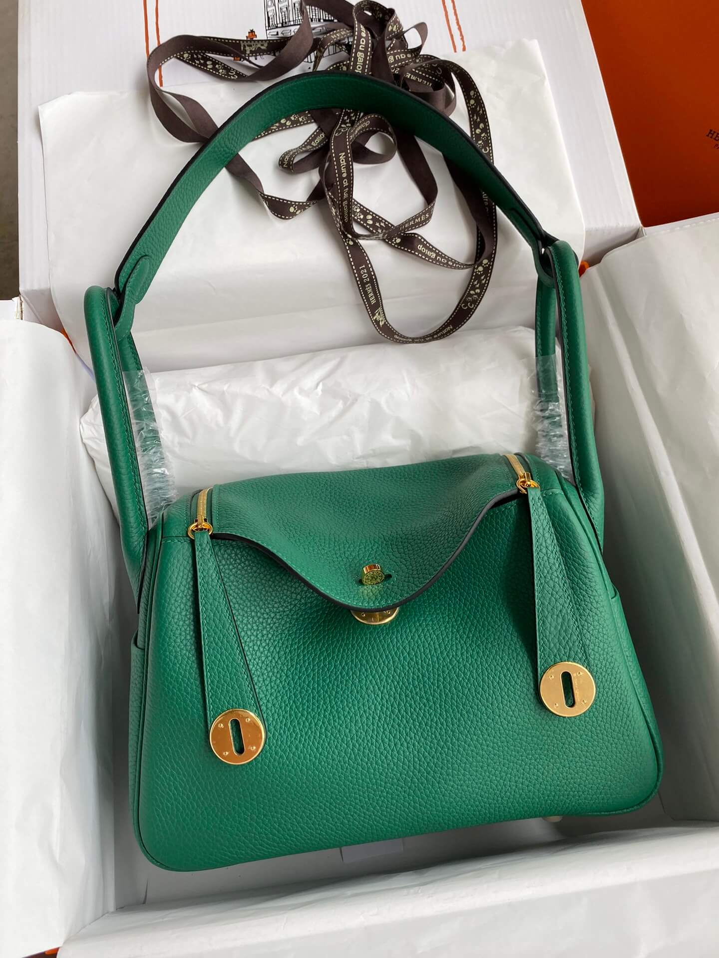 LD26cm,Peacock Green Gold Buckle