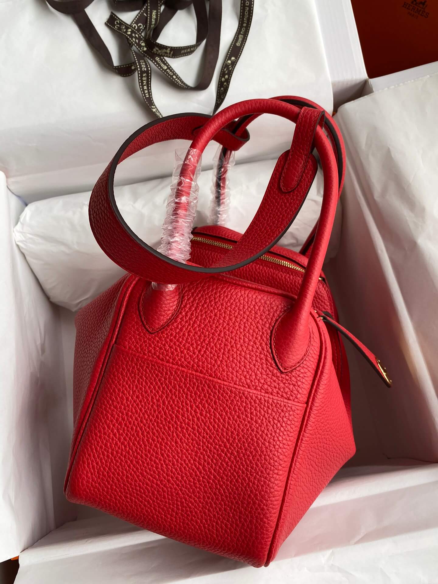 LD26cm,red gold buckle