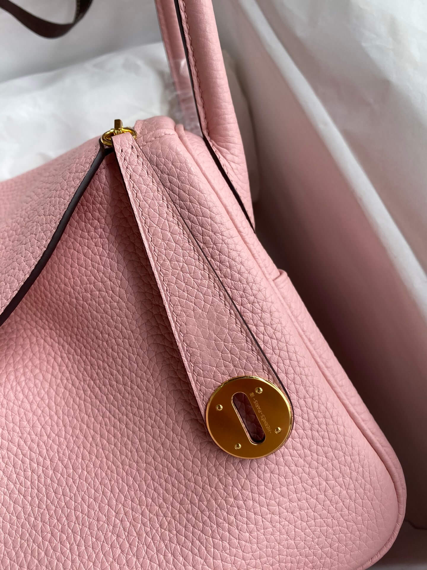LD26cm,3q Cherry Blossom Pink Gold Buckle